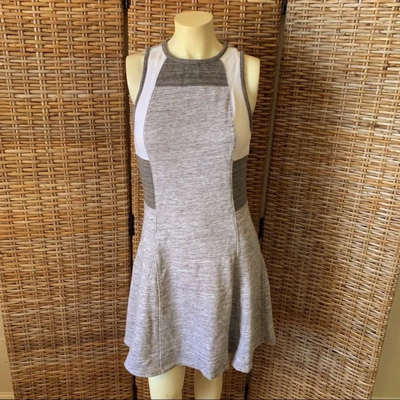 Athleta x Derek Lam Downtown Gray Fit & Flare Tennis Dress Small - Picture 8 of 9